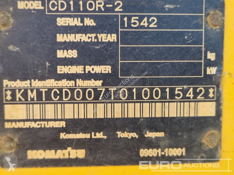 Basculantă Komatsu CD110R-2