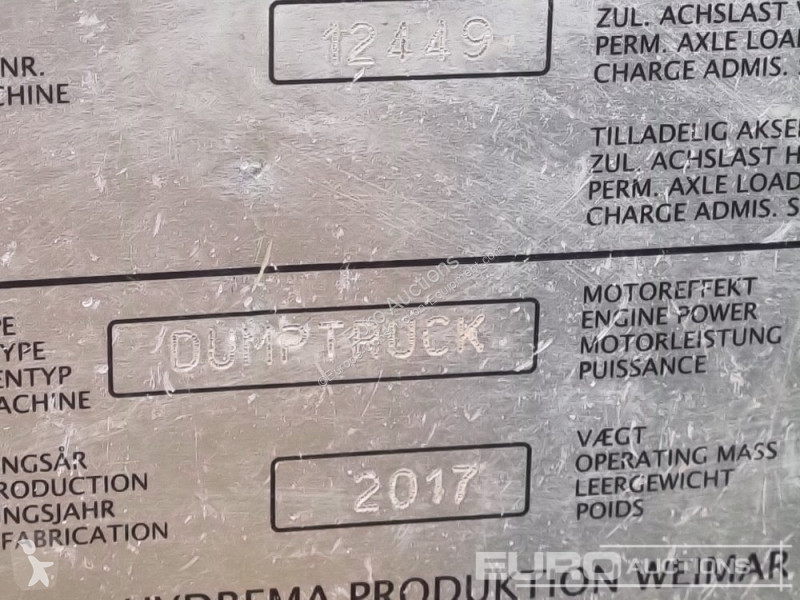 Sklápěčka Hydrema 912F