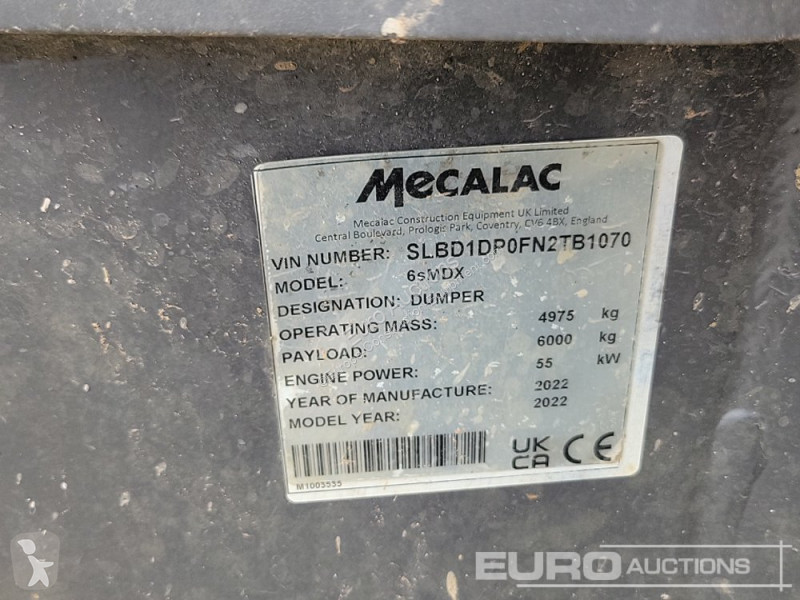 Basculantă Mecalac 6SMDX