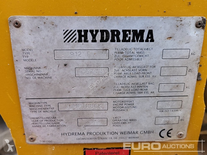 Basculantă Hydrema 912F