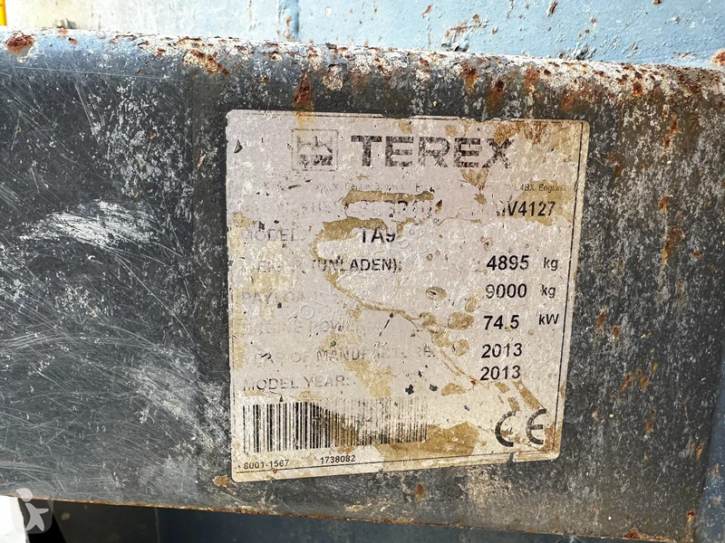 Dumper Terex 9 Ton 4X4 Mini Dumper *3711 Hours*