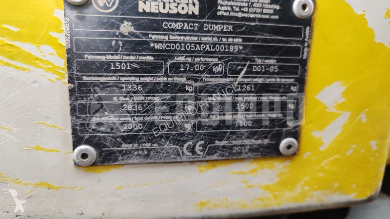 عربة قلابة Wacker Neuson 0