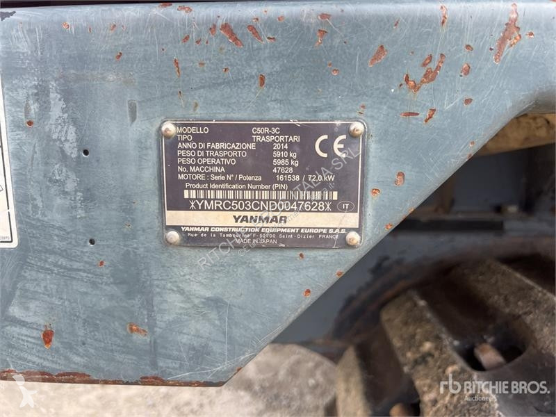 Dumper Ammann Yanmar C50CR Swivel Crawler Dumper
