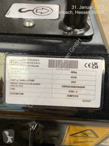 Dumper JCB Elektro Dumper -E