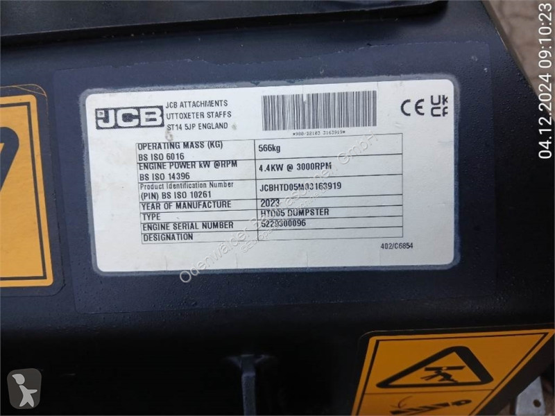 عربة قلابة JCB mit Tritt