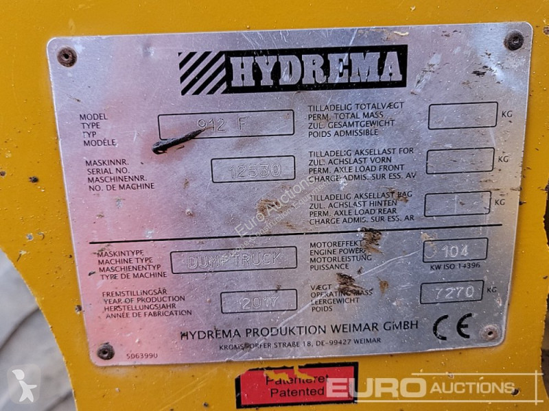 Basculantă Hydrema 912F