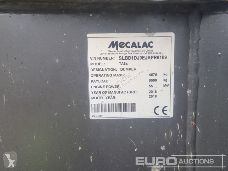 Basculantă Mecalac TA6S