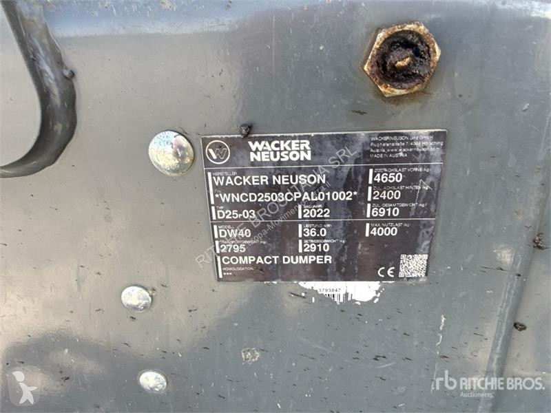Самоскид Wacker Neuson DW40 *C1