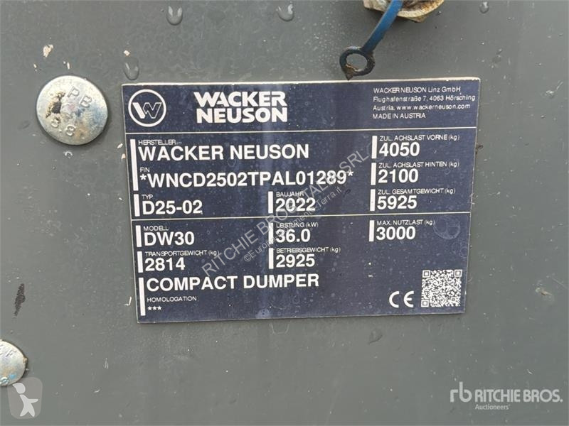 Самоскид Wacker Neuson DW30 *C1