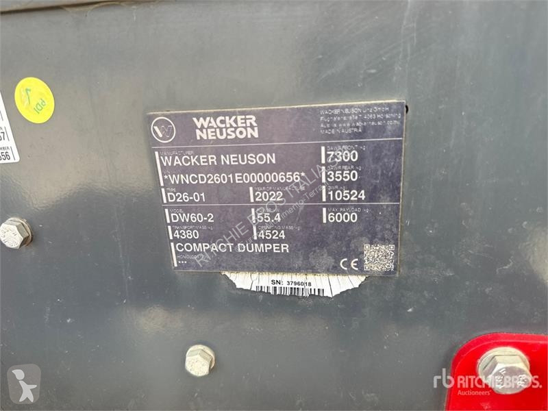 Самоскид Wacker Neuson DW60-2 *C 4x4 Swivel Dumper
