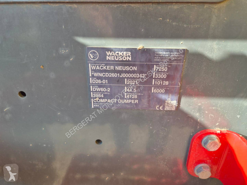 Basculantă Wacker Neuson DW60-2