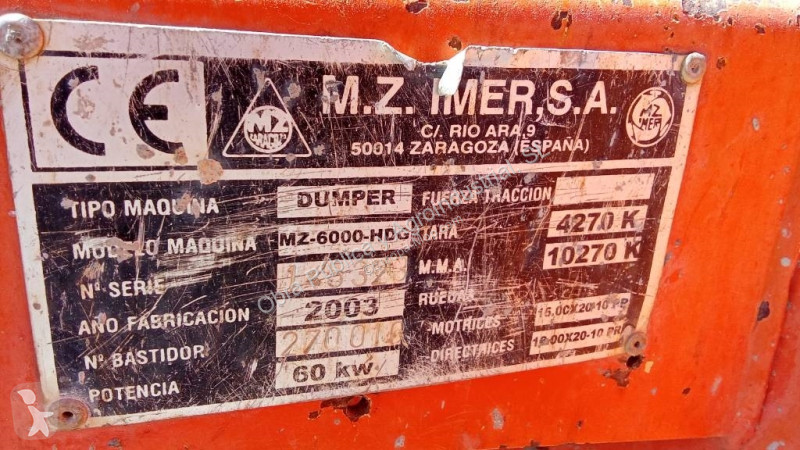 Basculantă Imer MZ-6000-HDG