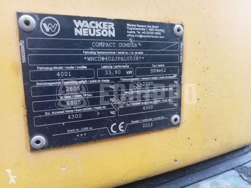 Sklápač Wacker Neuson