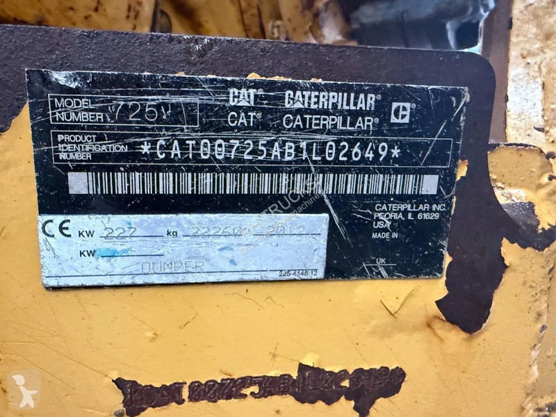 Sklápač Caterpillar , CE, AIRCO, RETARDER, REAR...