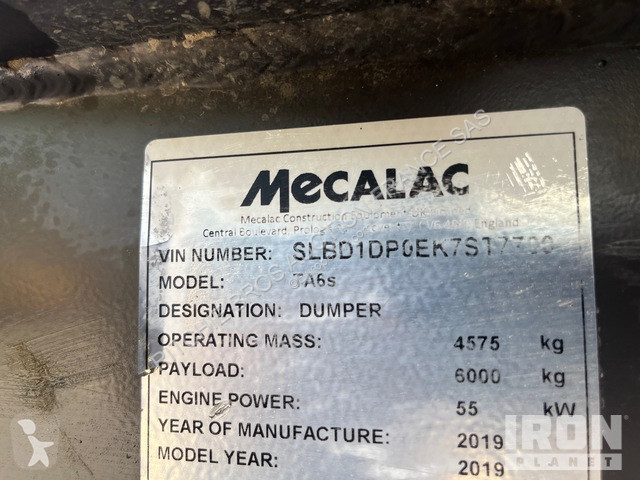 Sklápač Mecalac  TA6s