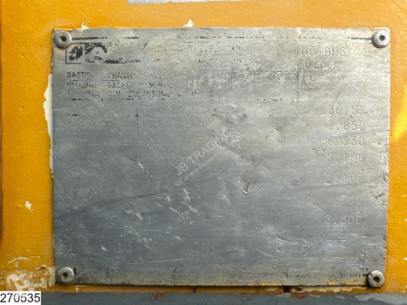 عربة قلابة Ausa D AHG 2920 hr, 2013, 36,5 kW