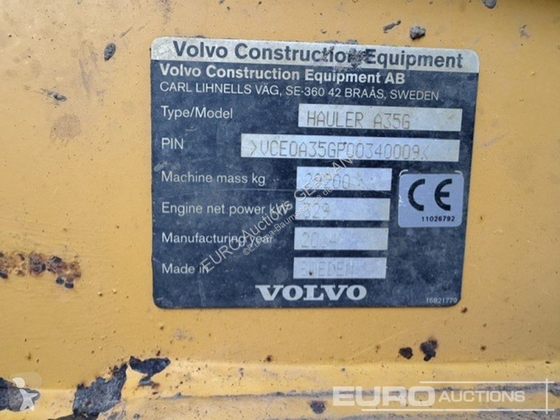 عربة قلابة Volvo G