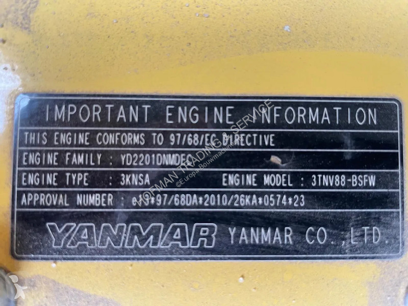 Dumper Yanmar 30R-2B