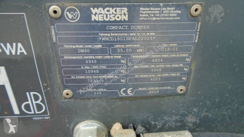 Sklápač Wacker Neuson DW60