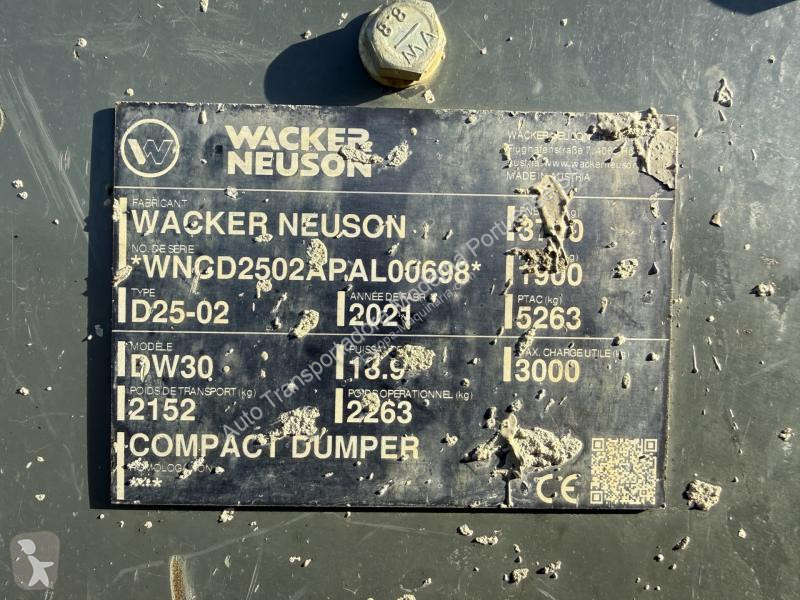 Dumper Wacker Neuson  DW 30