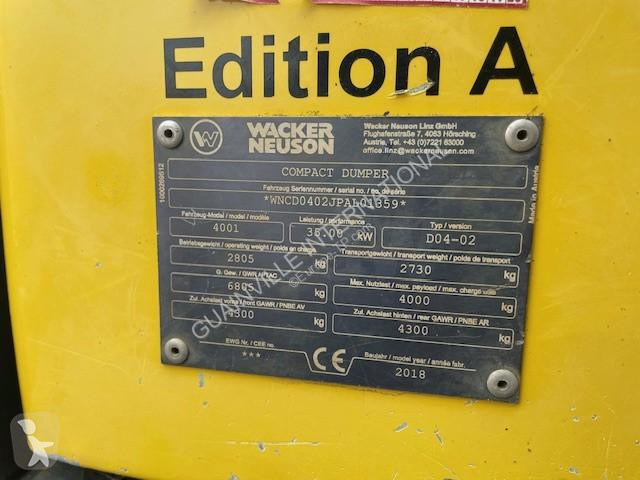 Dumper Wacker Neuson