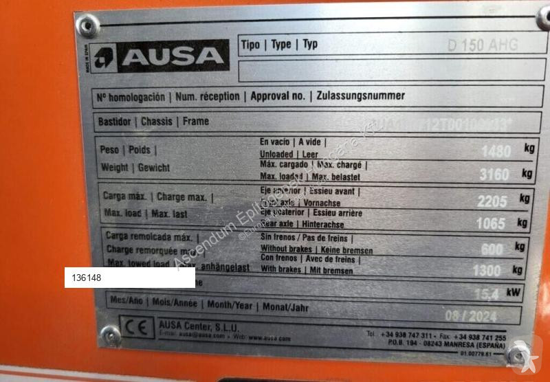 عربة قلابة Ausa D150AHG