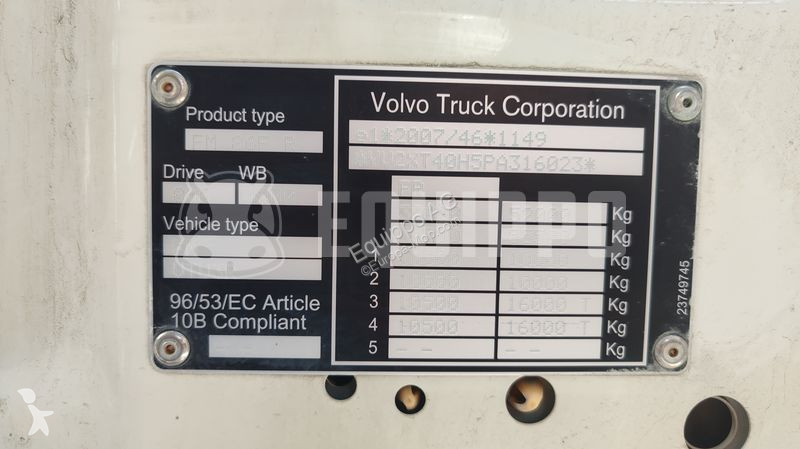Dumper Volvo FMX500