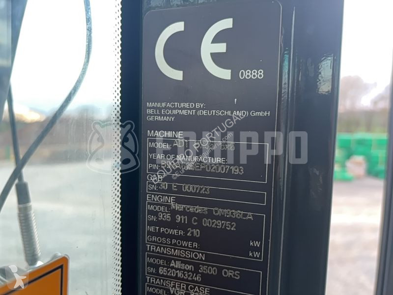 Sklápač Bell B25E 6x6