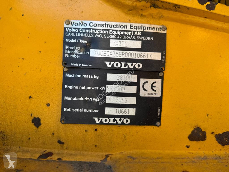 عربة قلابة Volvo E