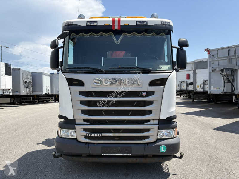 Camion Scania G480 6x2 Abroller mit Kran...