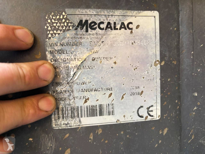 Tombereau Mecalac TA9