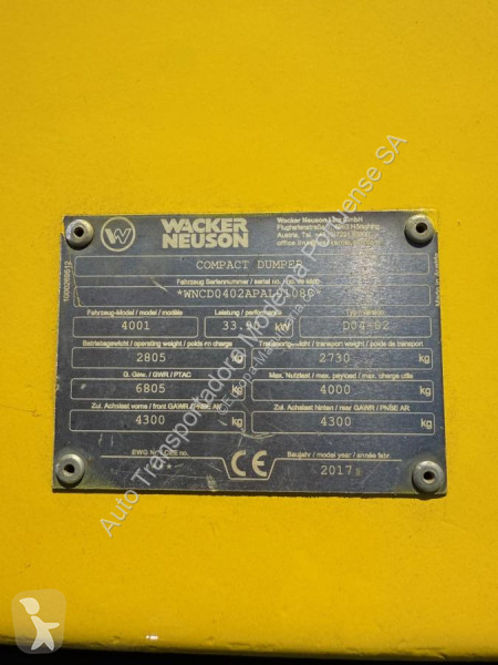 Dumper Wacker Neuson