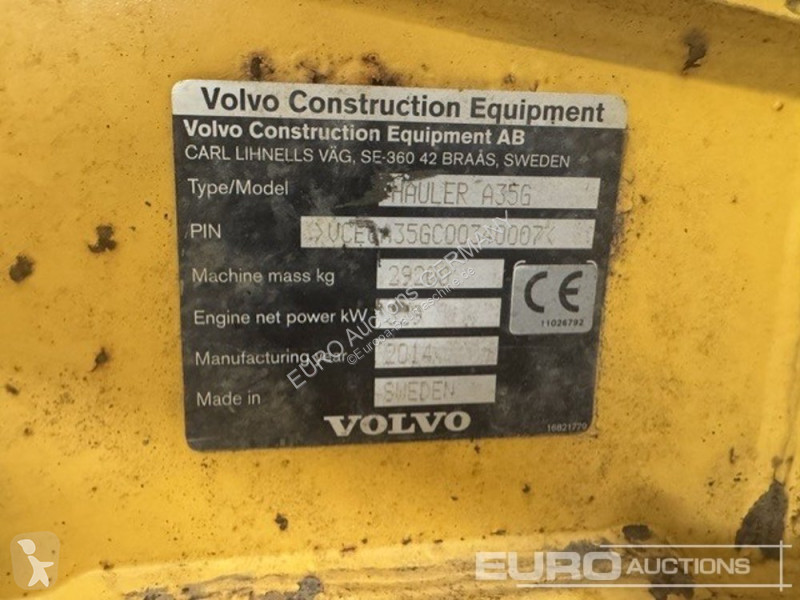 عربة قلابة Volvo G