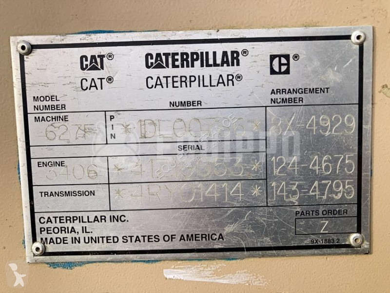 Motorscrapere Caterpillar 