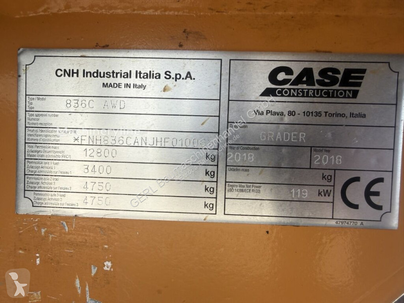 Grader Case AWD