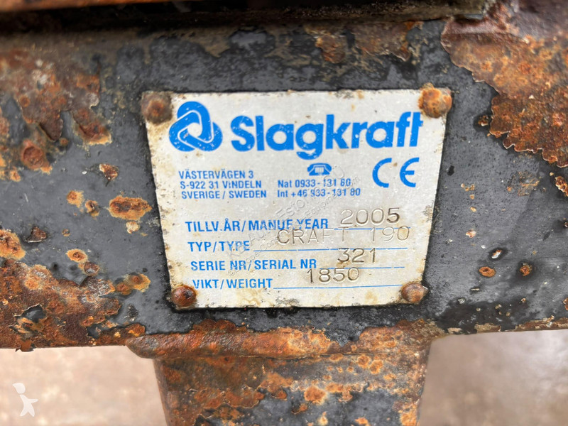 Vägskrapa Lannen 173 Slagkraft Craft 190 year 2005