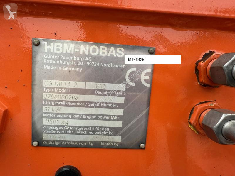 Niveladora HBM-Nobas