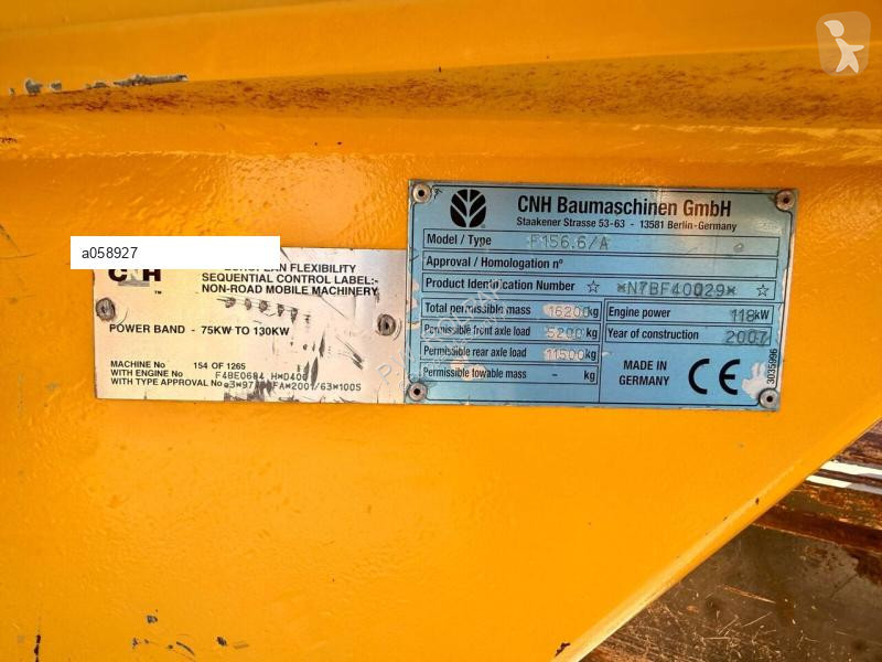 Грейдер New Holland F156.6 A