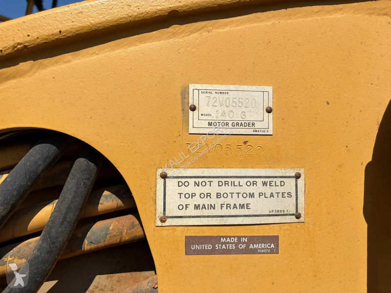 Planeringshøvl Caterpillar 140G Motor Grader...