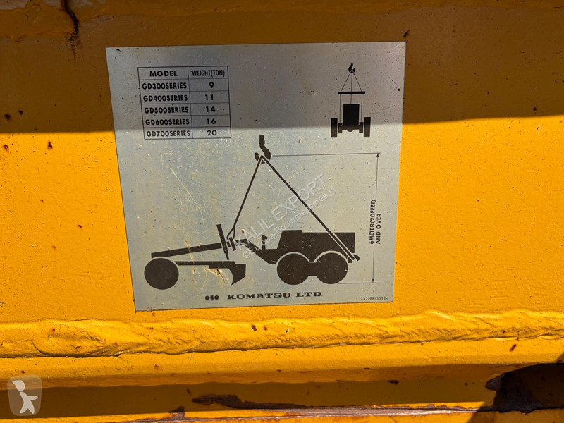 Niveladora Komatsu GD623A-1 - Grader with...