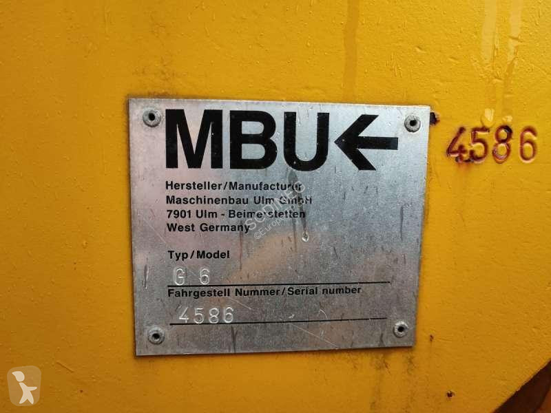 Planeringshøvl MBU  G6