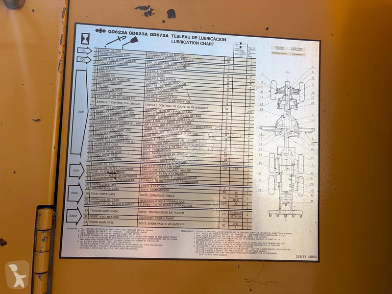Niveladora Komatsu GD623A-1 - Grader with...