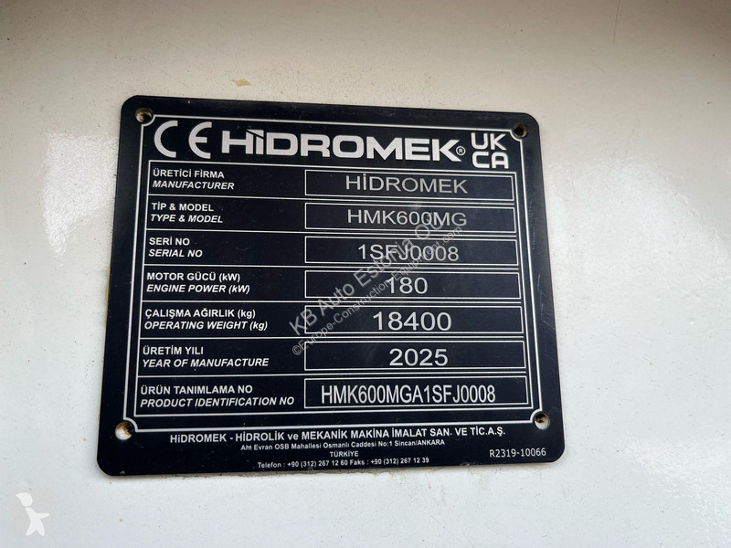 Niveladora Hidromek HMK 600 MG AC / CENTRAL...