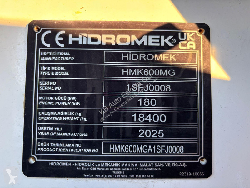 Planeringshøvl Hidromek HMK 600 MG AC / CENTRAL...