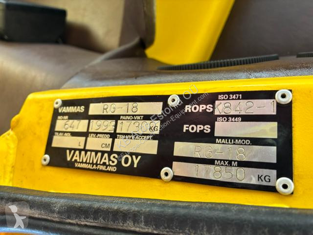 Niveladora Vammas RG-18 SLAGKRAFT MOWER