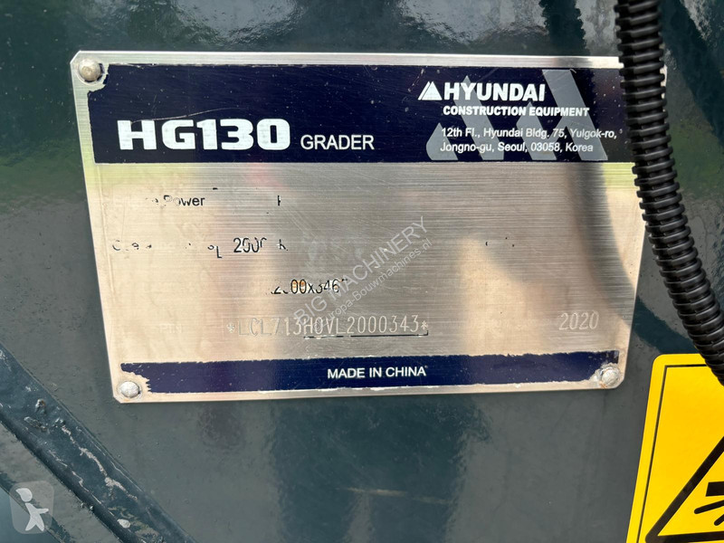 Vägskrapa Hyundai HG130