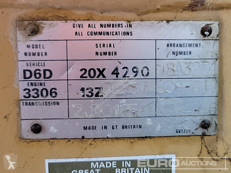 Grader Caterpillar D6D