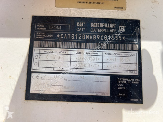 Grejder Caterpillar  120 M VHP+