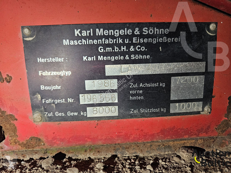 Запчасти для ПТО  Mengele & Sohne LAW 400 Quadro
