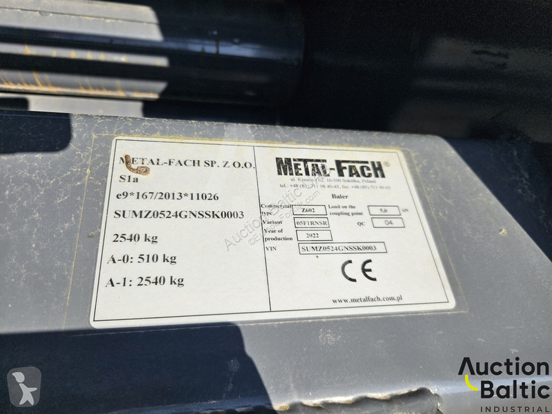 Запчасти для ПТО Metal-Fach Z 602